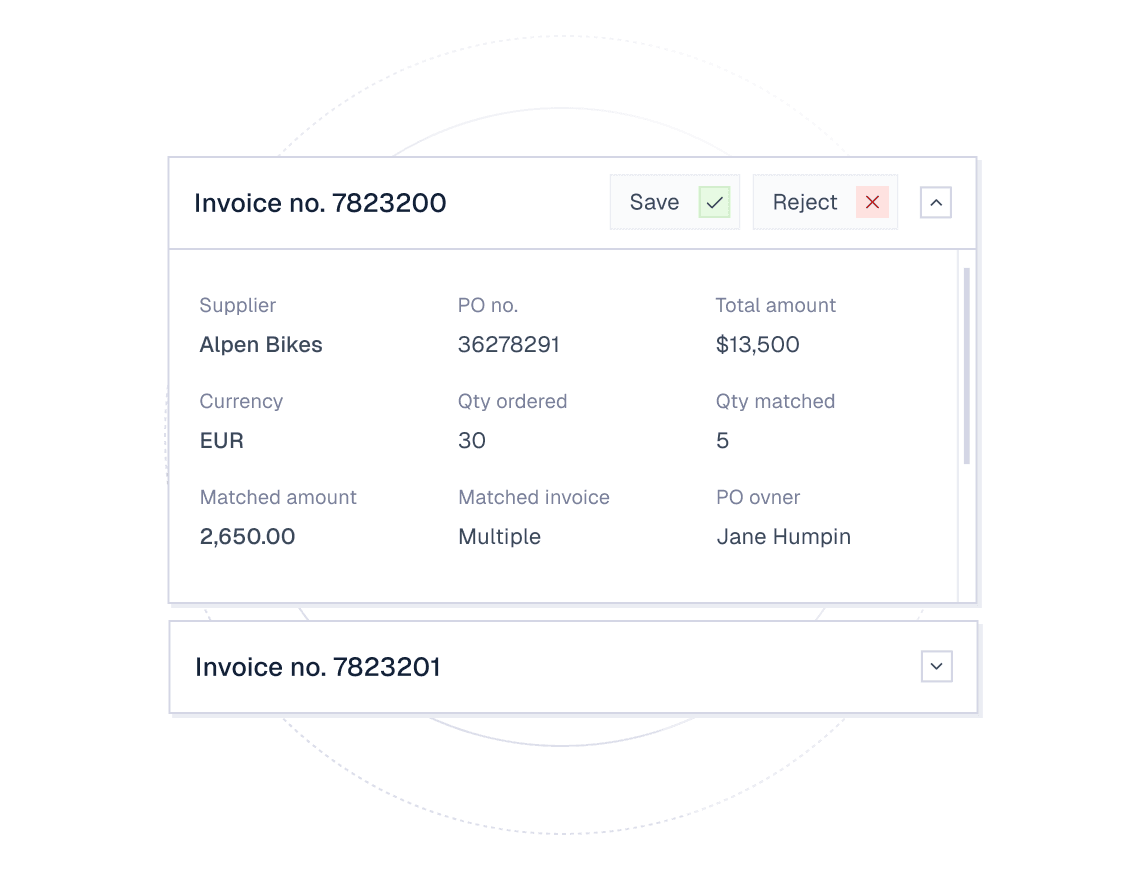 Expense visibility